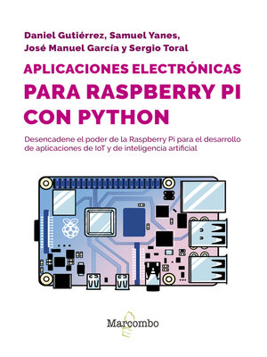 cover image of Aplicaciones Electrónicas para Raspberry Pi con Python